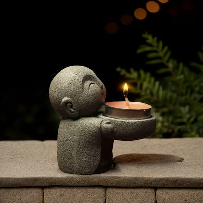 Soporte de vela -"Buda Aura"