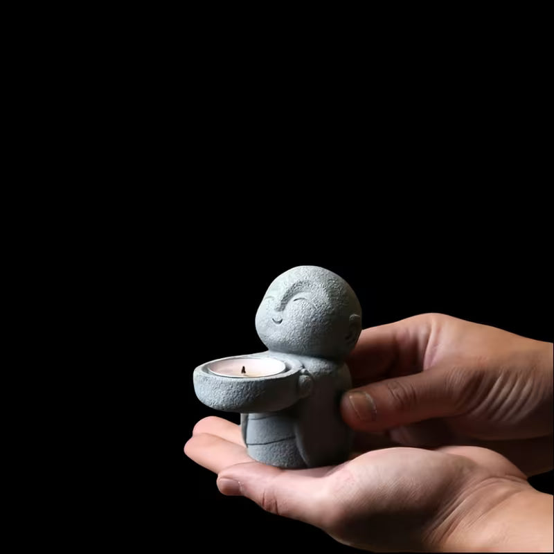 Soporte de vela -"Buda Aura"