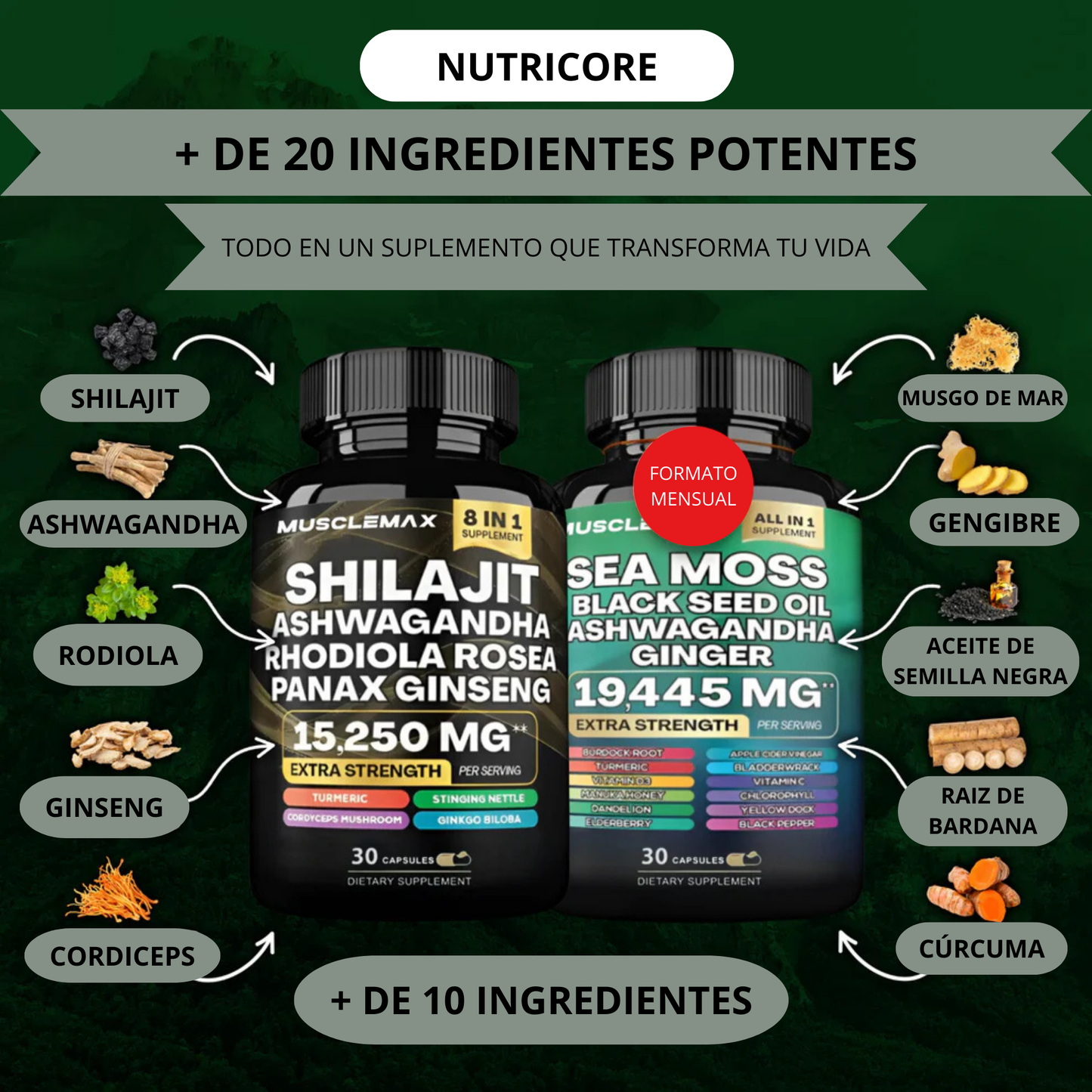 NutriCore™ Pack 20-en-1 Máximo Rendimiento