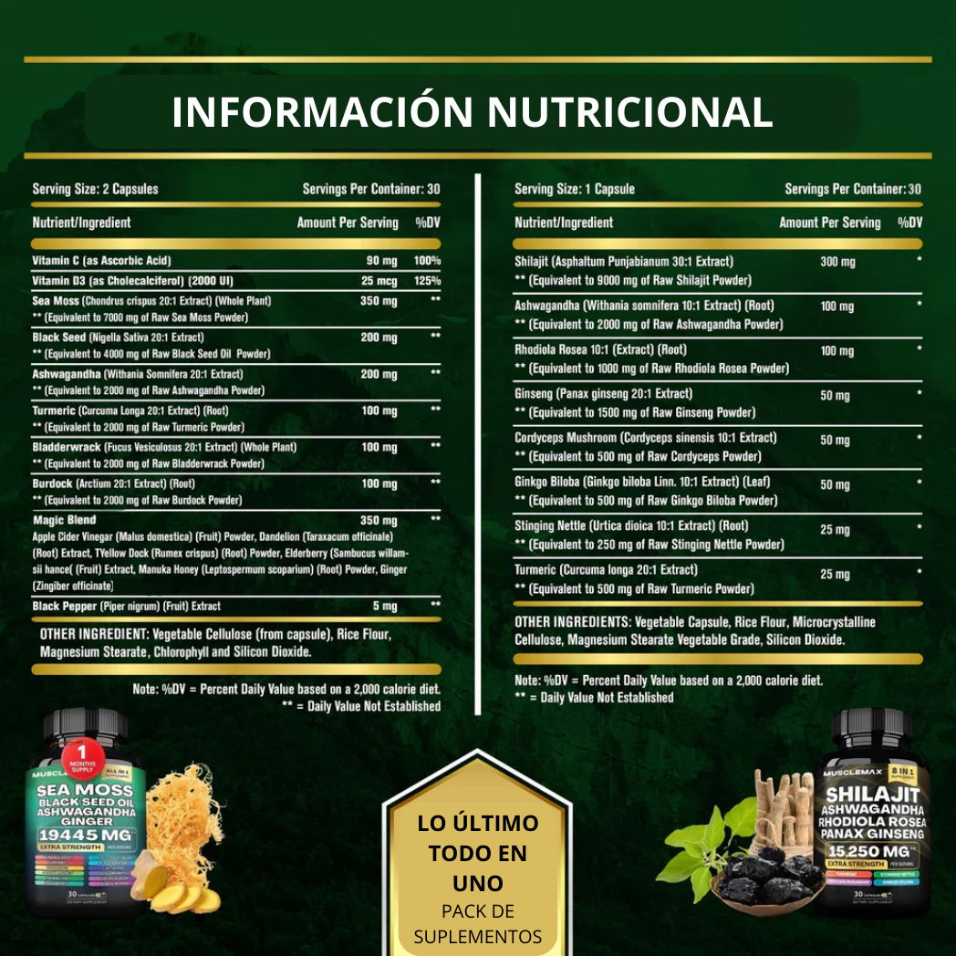 NutriCore™ Pack 20-en-1 Máximo Rendimiento